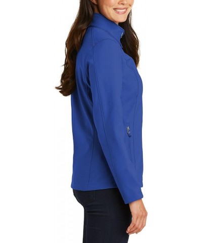 Womens Full-Zip Long Sleeves Water and Wind Resistacne Core Soft Shell Jacket True Royal $16.12 Jackets