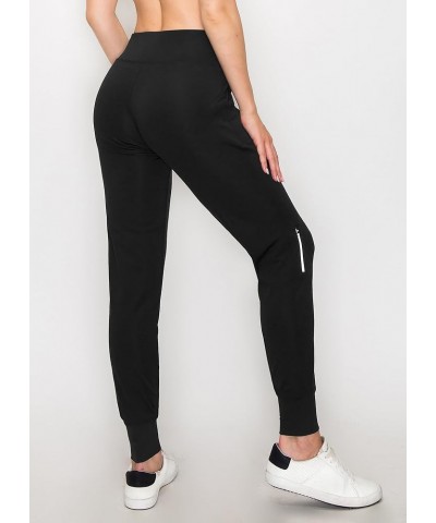 Women's Jogger with Pockets - Soft Full & Capri Sweat Pants Sjog8171 / Black $9.58 Pants