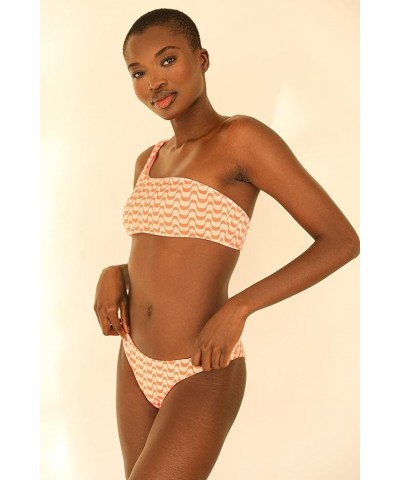 Nocturnal Bikini Bottom for Women with Cheeky Back Coverage, High-Cut Bikini Bottom with Curved Waistline New Wave $16.27 Swi...