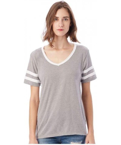 Women's Varsity Vintage Jersey T-Shirt Smokegrey/White $10.34 T-Shirts