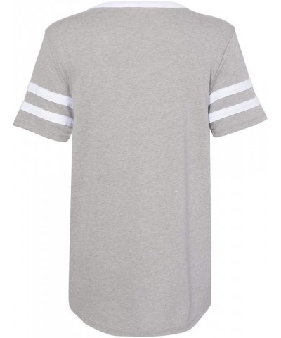 Women's Varsity Vintage Jersey T-Shirt Smokegrey/White $10.34 T-Shirts