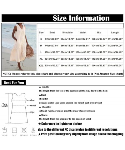 Women's Sundresses Summer Dress Sleeveless V Neck Button Down Casual Pocket Swing Short Dress Cute Dresses Orange $10.79 Dresses